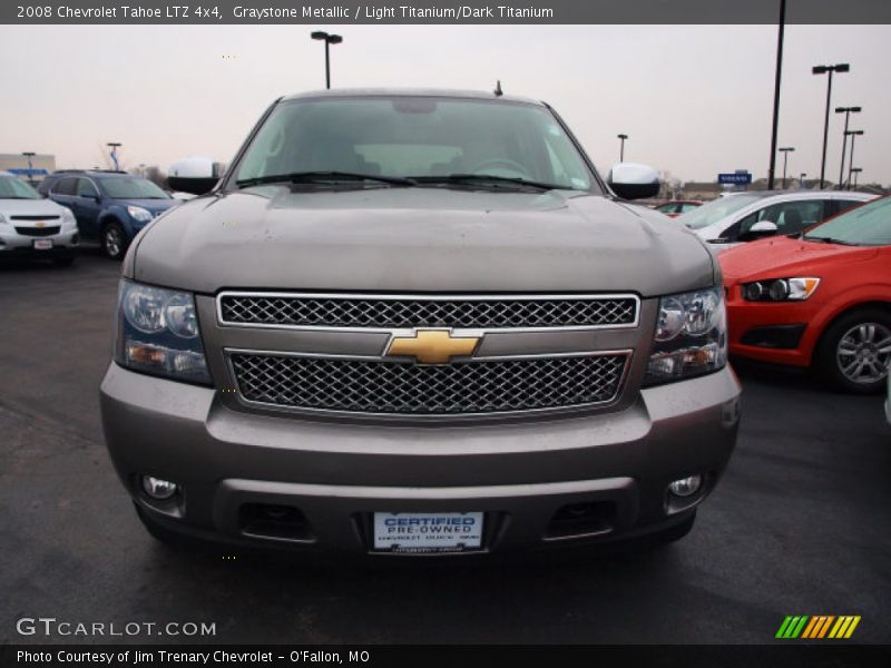 Graystone Metallic / Light Titanium/Dark Titanium 2008 Chevrolet Tahoe LTZ 4x4