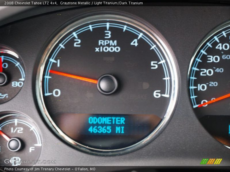 Graystone Metallic / Light Titanium/Dark Titanium 2008 Chevrolet Tahoe LTZ 4x4