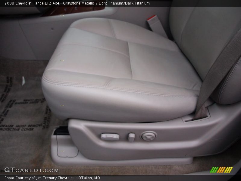 Graystone Metallic / Light Titanium/Dark Titanium 2008 Chevrolet Tahoe LTZ 4x4