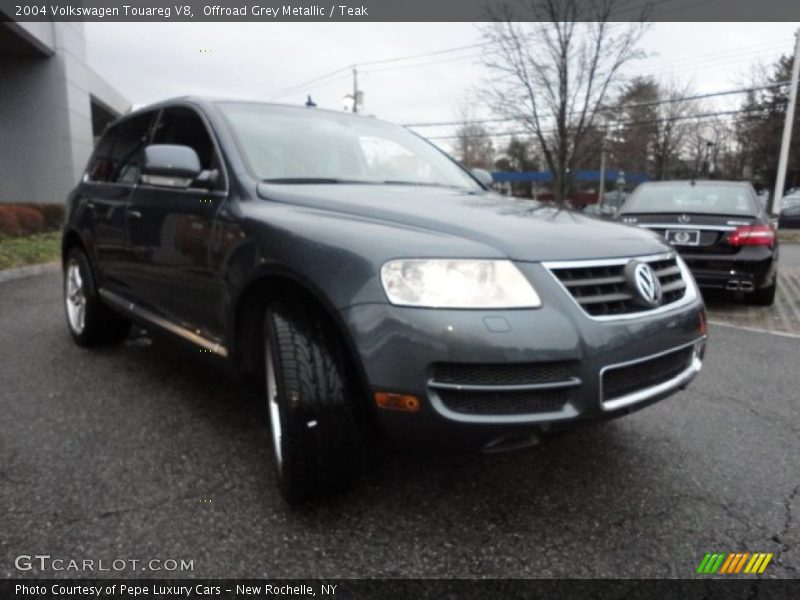 Offroad Grey Metallic / Teak 2004 Volkswagen Touareg V8