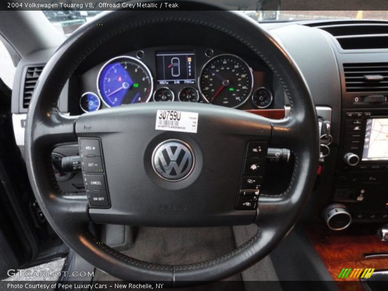 Offroad Grey Metallic / Teak 2004 Volkswagen Touareg V8