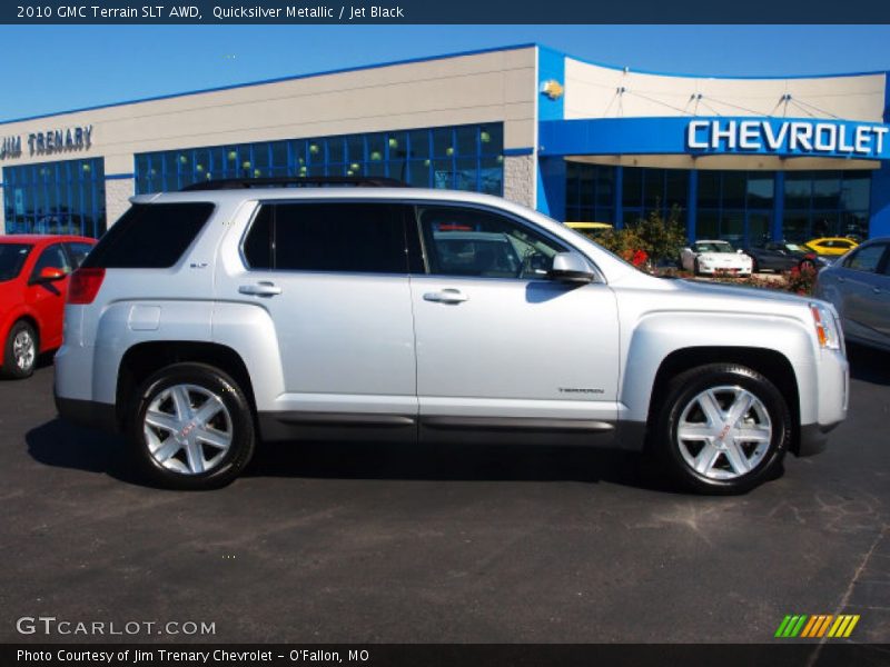 Quicksilver Metallic / Jet Black 2010 GMC Terrain SLT AWD