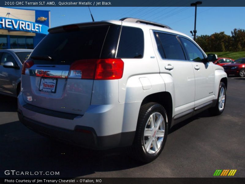 Quicksilver Metallic / Jet Black 2010 GMC Terrain SLT AWD