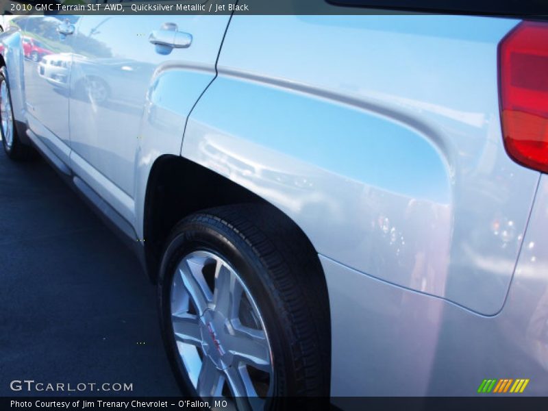 Quicksilver Metallic / Jet Black 2010 GMC Terrain SLT AWD