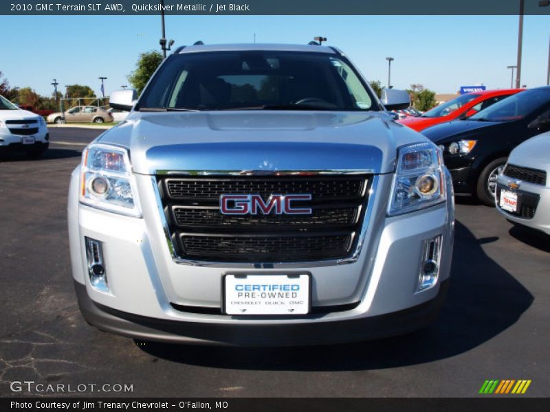Quicksilver Metallic / Jet Black 2010 GMC Terrain SLT AWD