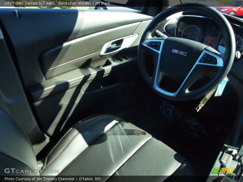 Quicksilver Metallic / Jet Black 2010 GMC Terrain SLT AWD
