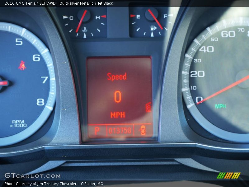 Quicksilver Metallic / Jet Black 2010 GMC Terrain SLT AWD