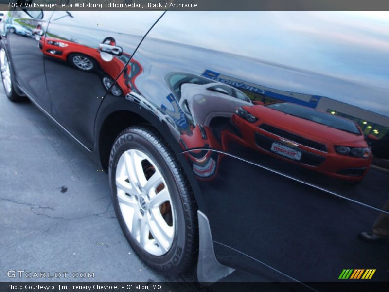 Black / Anthracite 2007 Volkswagen Jetta Wolfsburg Edition Sedan