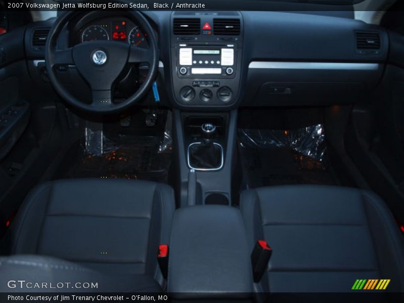 Black / Anthracite 2007 Volkswagen Jetta Wolfsburg Edition Sedan