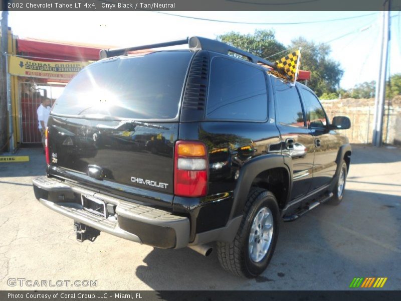 Onyx Black / Tan/Neutral 2002 Chevrolet Tahoe LT 4x4
