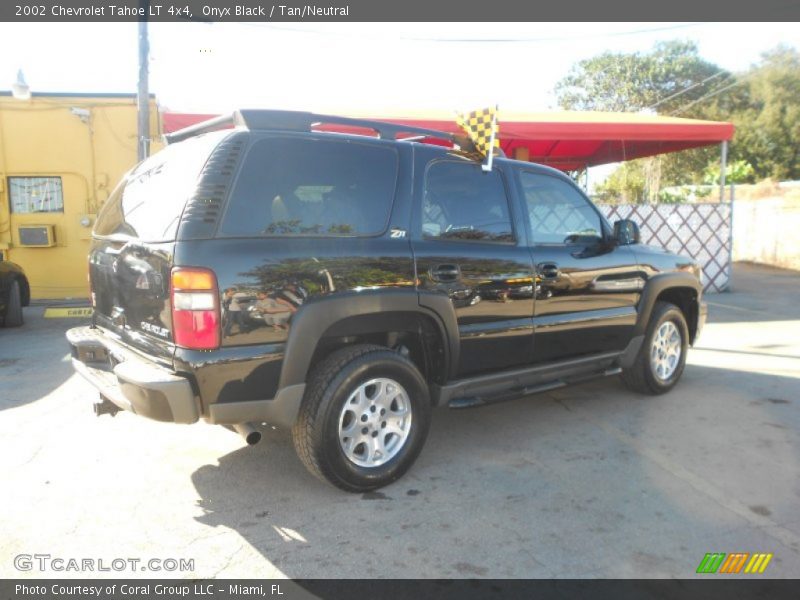 Onyx Black / Tan/Neutral 2002 Chevrolet Tahoe LT 4x4