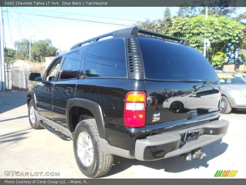Onyx Black / Tan/Neutral 2002 Chevrolet Tahoe LT 4x4