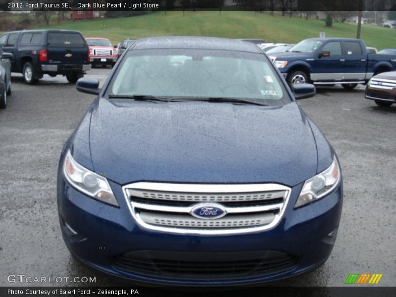 Dark Blue Pearl / Light Stone 2012 Ford Taurus SEL