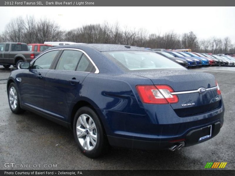 Dark Blue Pearl / Light Stone 2012 Ford Taurus SEL