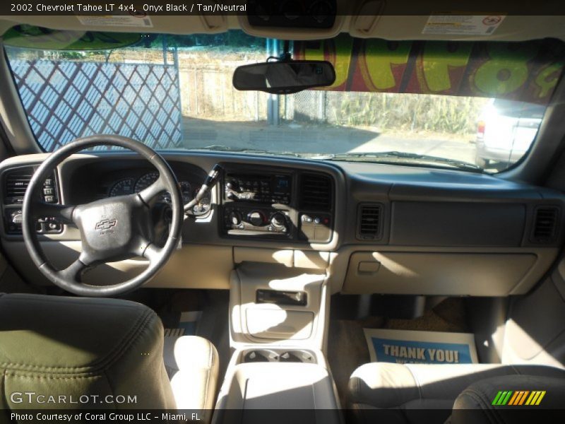 Onyx Black / Tan/Neutral 2002 Chevrolet Tahoe LT 4x4