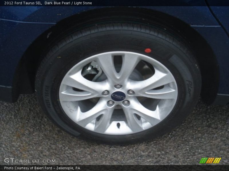 Dark Blue Pearl / Light Stone 2012 Ford Taurus SEL