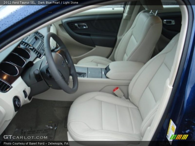 Dark Blue Pearl / Light Stone 2012 Ford Taurus SEL
