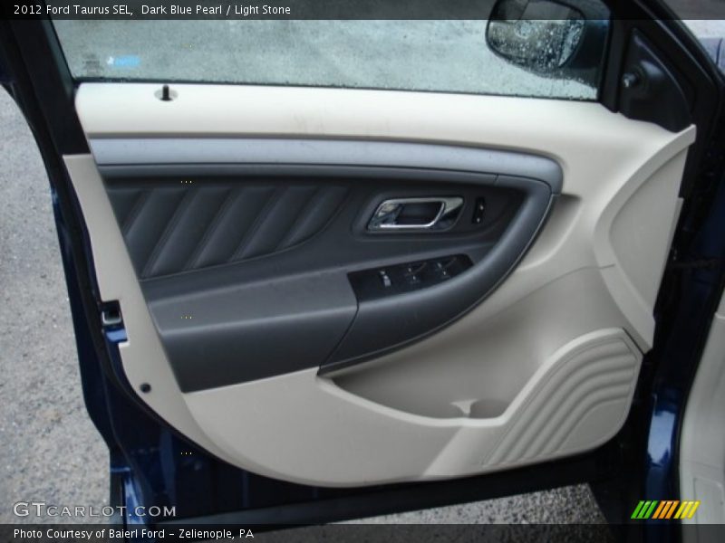 Dark Blue Pearl / Light Stone 2012 Ford Taurus SEL