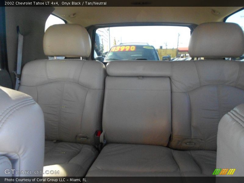Onyx Black / Tan/Neutral 2002 Chevrolet Tahoe LT 4x4