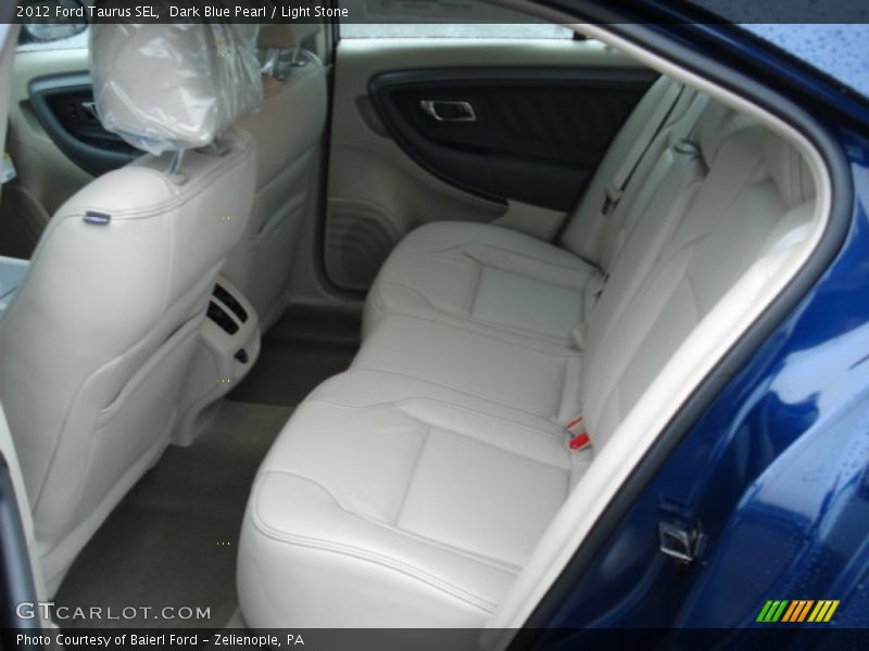 Dark Blue Pearl / Light Stone 2012 Ford Taurus SEL