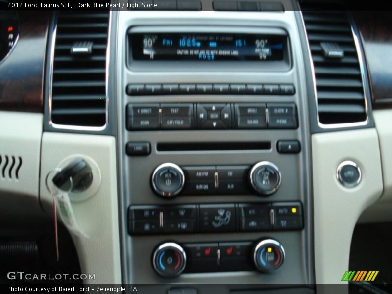 Dark Blue Pearl / Light Stone 2012 Ford Taurus SEL