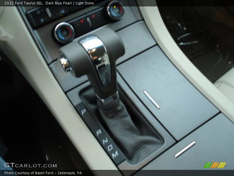 Dark Blue Pearl / Light Stone 2012 Ford Taurus SEL