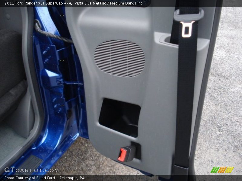 Vista Blue Metallic / Medium Dark Flint 2011 Ford Ranger XLT SuperCab 4x4