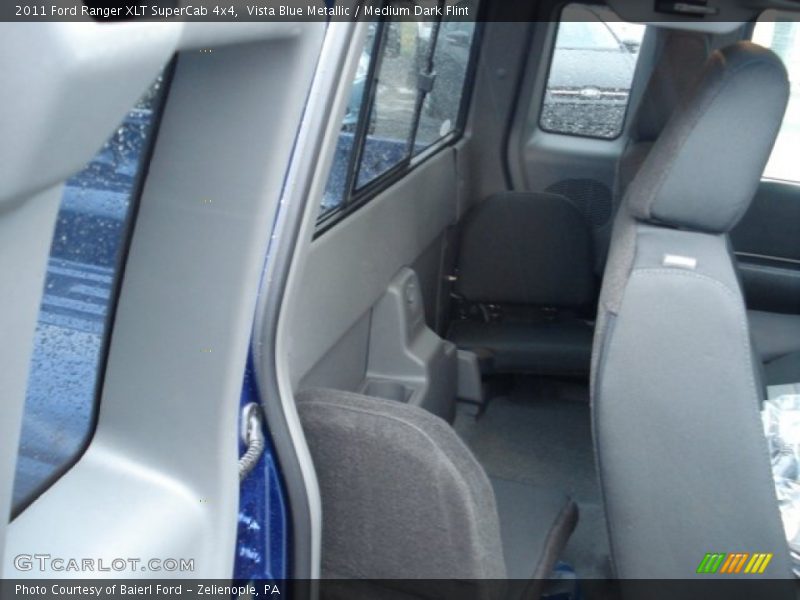 Vista Blue Metallic / Medium Dark Flint 2011 Ford Ranger XLT SuperCab 4x4