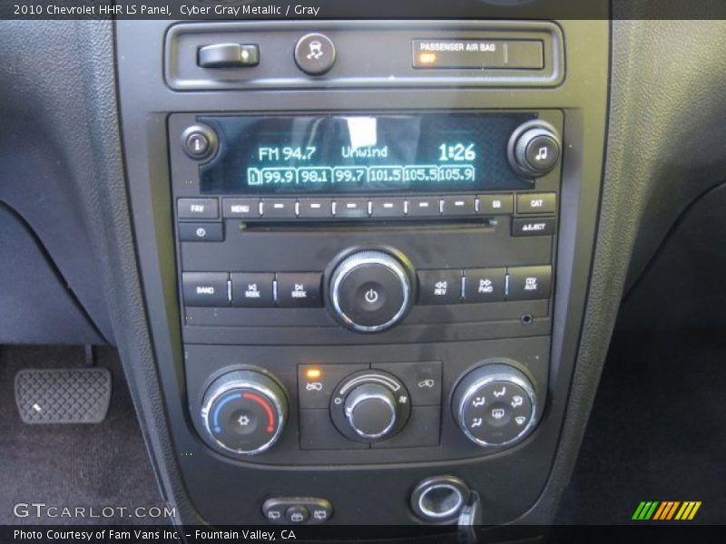 Cyber Gray Metallic / Gray 2010 Chevrolet HHR LS Panel