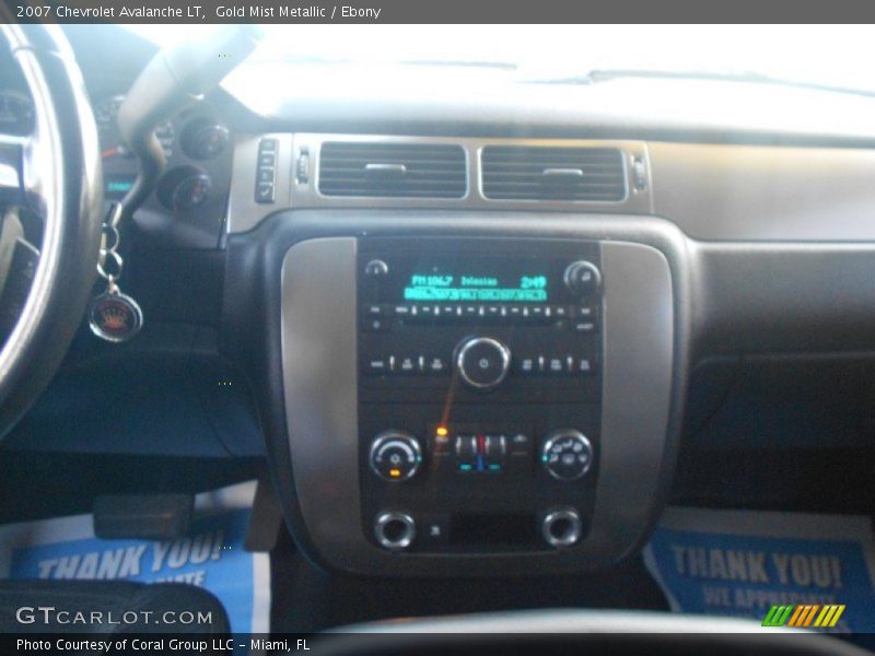 Gold Mist Metallic / Ebony 2007 Chevrolet Avalanche LT