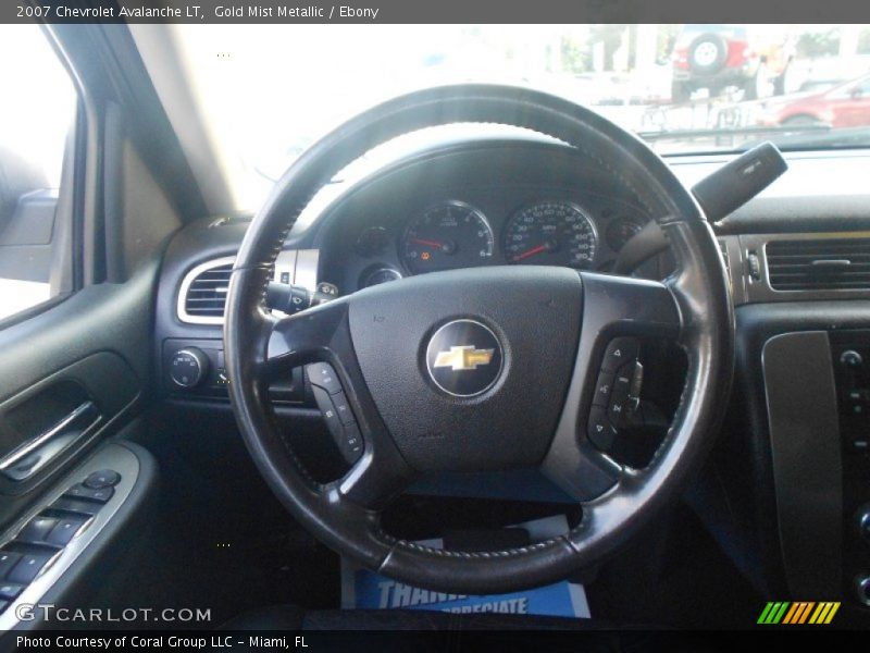 Gold Mist Metallic / Ebony 2007 Chevrolet Avalanche LT