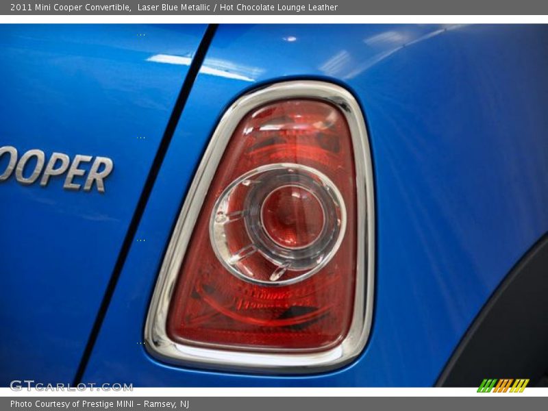 Laser Blue Metallic / Hot Chocolate Lounge Leather 2011 Mini Cooper Convertible