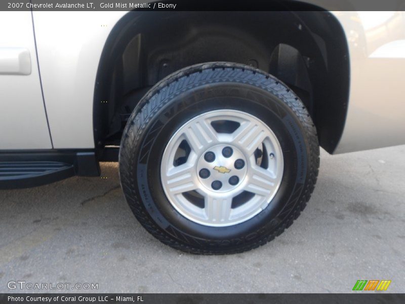 Gold Mist Metallic / Ebony 2007 Chevrolet Avalanche LT
