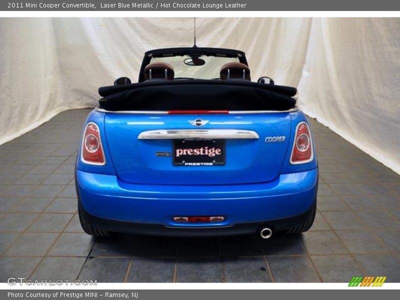 Laser Blue Metallic / Hot Chocolate Lounge Leather 2011 Mini Cooper Convertible