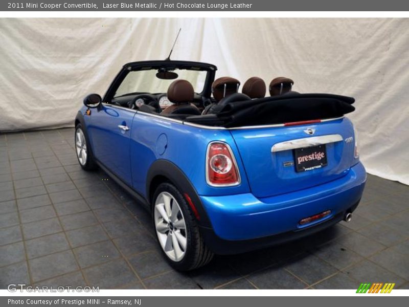 Laser Blue Metallic / Hot Chocolate Lounge Leather 2011 Mini Cooper Convertible