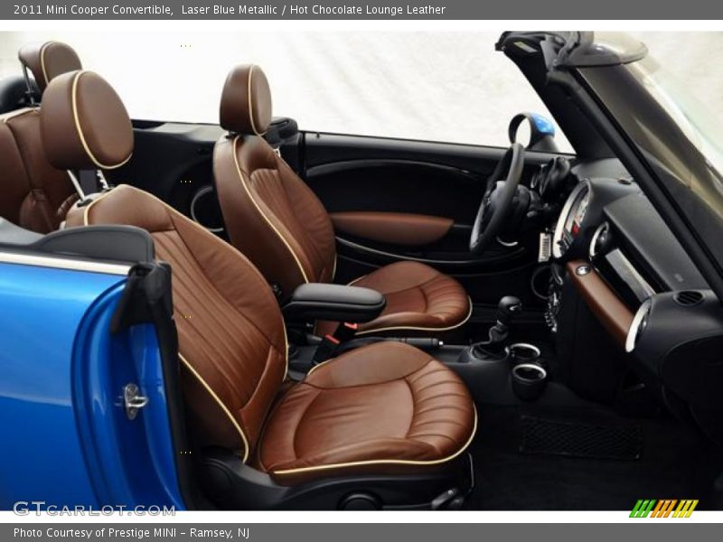 Laser Blue Metallic / Hot Chocolate Lounge Leather 2011 Mini Cooper Convertible