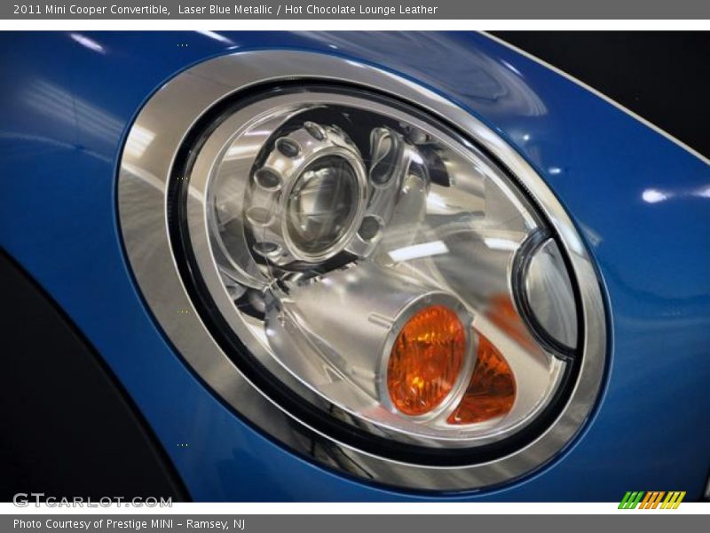Laser Blue Metallic / Hot Chocolate Lounge Leather 2011 Mini Cooper Convertible