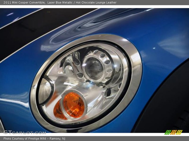 Laser Blue Metallic / Hot Chocolate Lounge Leather 2011 Mini Cooper Convertible