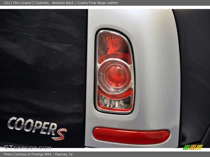 Absolute Black / Gravity Polar Beige Leather 2011 Mini Cooper S Clubman