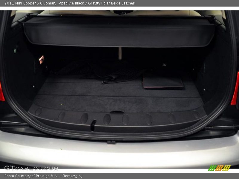 Absolute Black / Gravity Polar Beige Leather 2011 Mini Cooper S Clubman