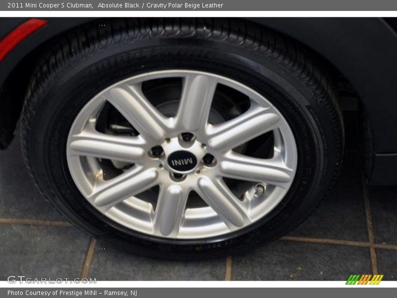 Absolute Black / Gravity Polar Beige Leather 2011 Mini Cooper S Clubman