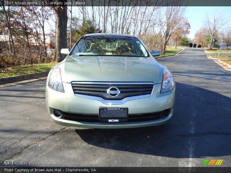 Metallic Jade / Blond 2007 Nissan Altima 2.5 S