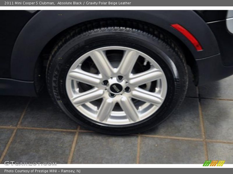 Absolute Black / Gravity Polar Beige Leather 2011 Mini Cooper S Clubman