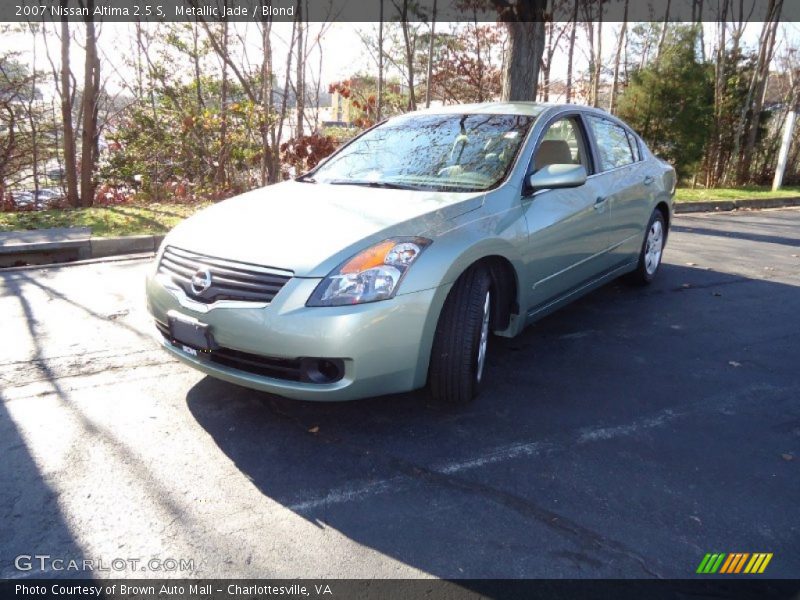 Metallic Jade / Blond 2007 Nissan Altima 2.5 S