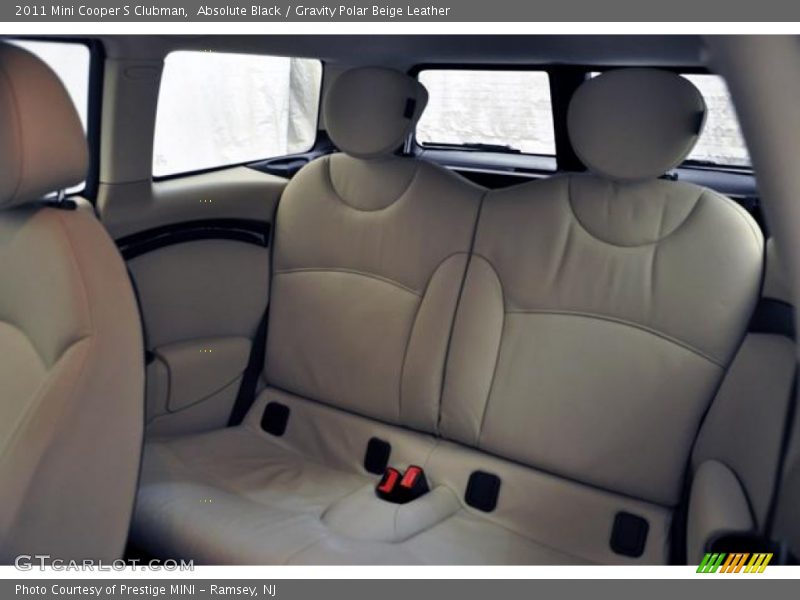Absolute Black / Gravity Polar Beige Leather 2011 Mini Cooper S Clubman