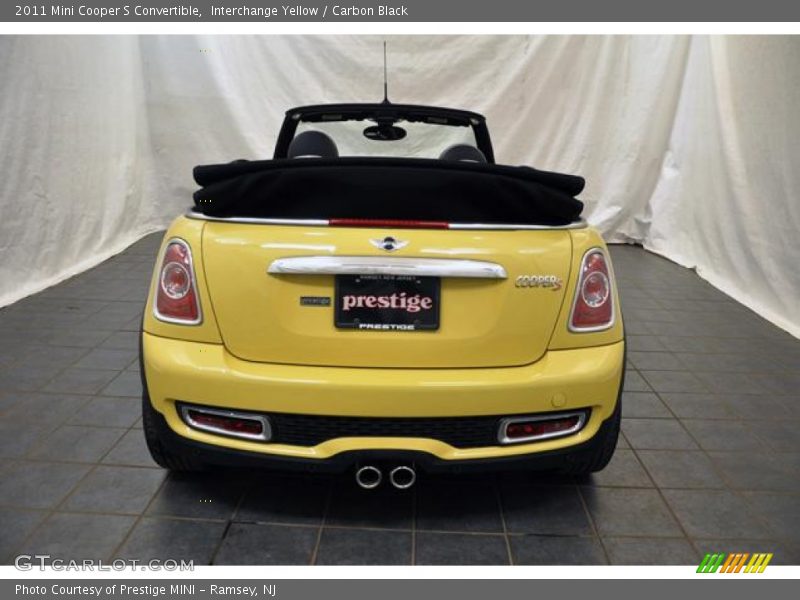 Interchange Yellow / Carbon Black 2011 Mini Cooper S Convertible
