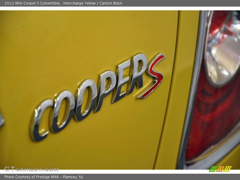 Interchange Yellow / Carbon Black 2011 Mini Cooper S Convertible