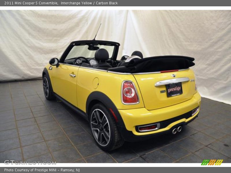Interchange Yellow / Carbon Black 2011 Mini Cooper S Convertible