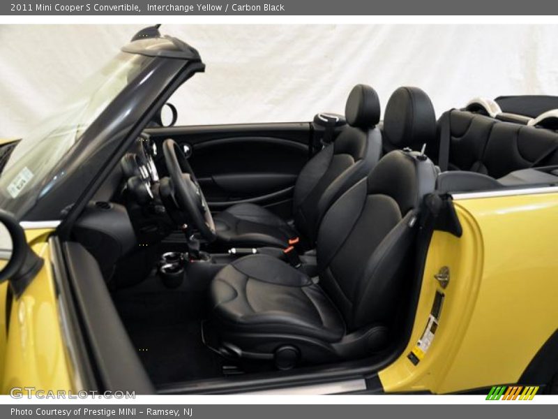 Interchange Yellow / Carbon Black 2011 Mini Cooper S Convertible