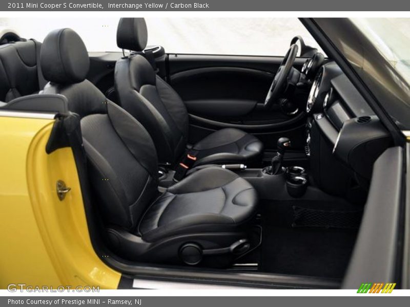 Interchange Yellow / Carbon Black 2011 Mini Cooper S Convertible